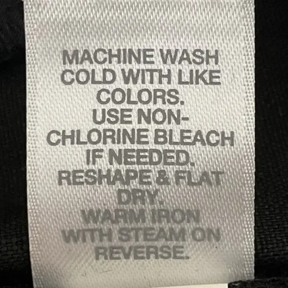 J. Jill Linen Stretch Pull-On Pants Size Small Black Old Money Office Business - Picture 11 of 12